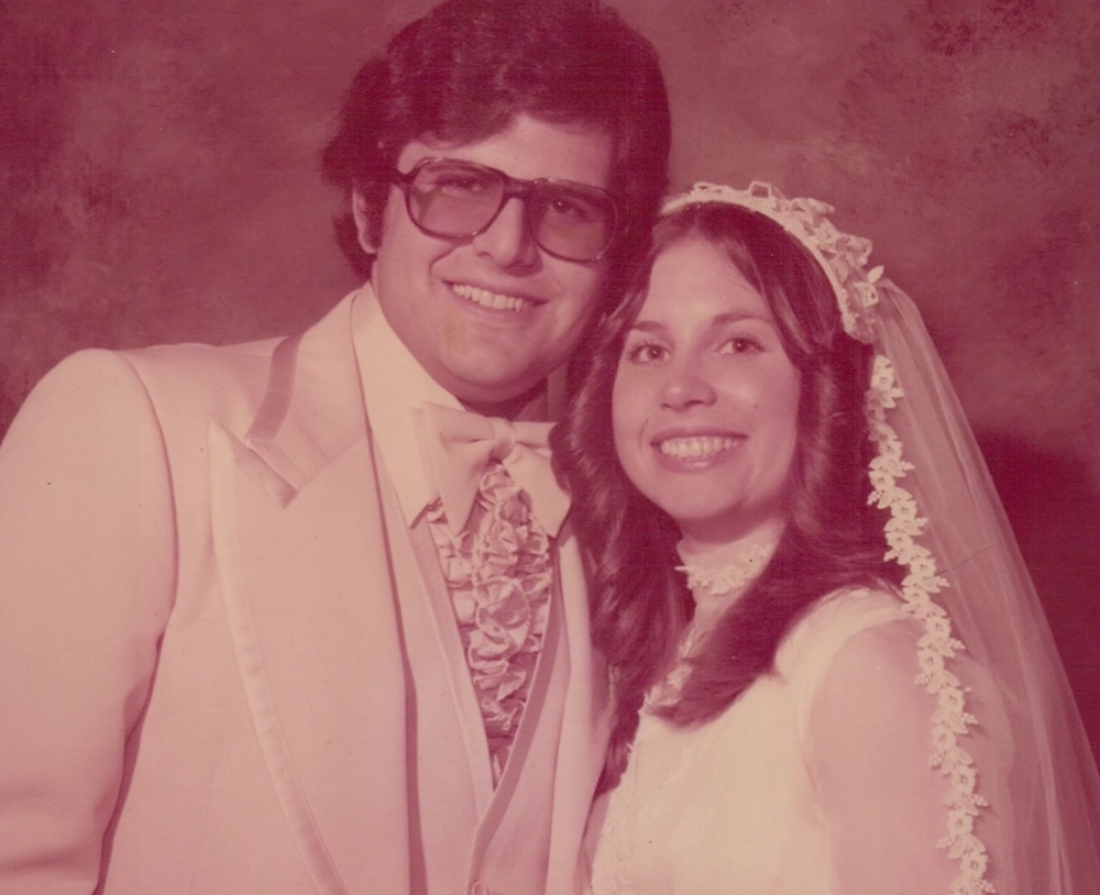 Stan and Roslyn's wedding photo