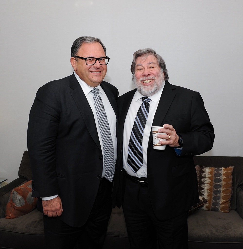 Stan with Steve Wozniak, co-founder of Apple, at Freedom Mortgage's 2016 Leadership Conference